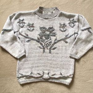Vintage Floral Sweater